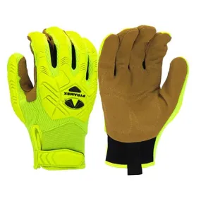 Pyramex Genuine Leather Impact Gloves GL202HT 6 pairs