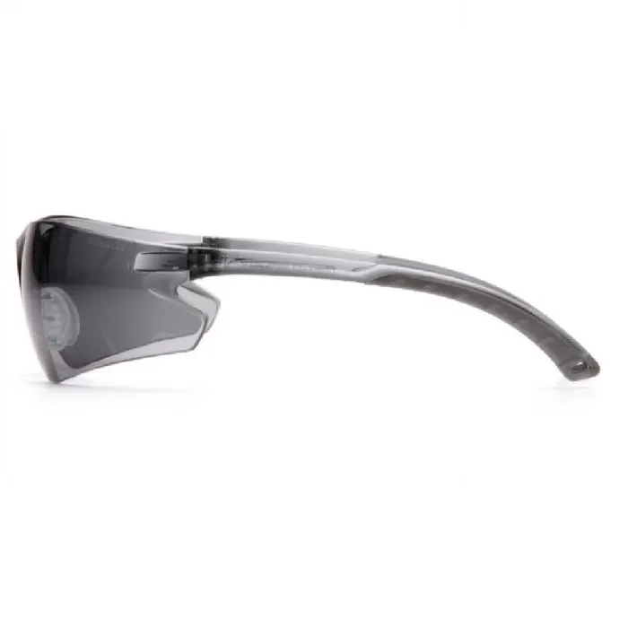 Pyramex ITEK S5820ST Safety Glasses, Gray H2X Anti Fog Lens Gray Temples, One Size, 1 Each