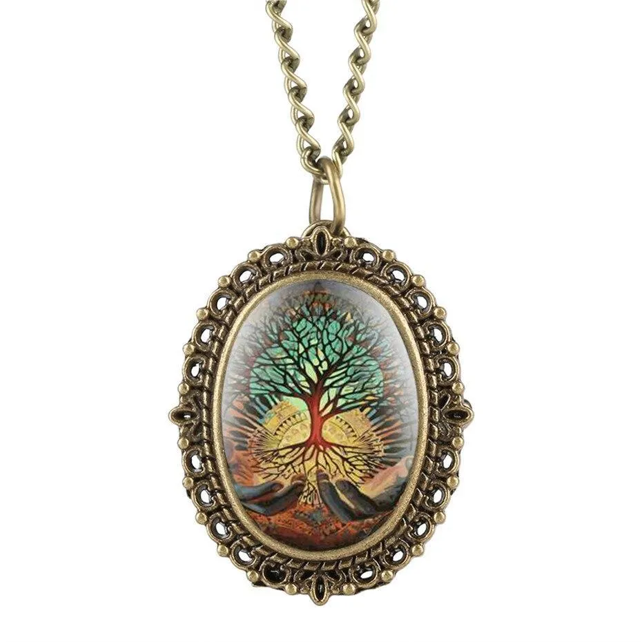 Quartz Pendant Watch  - 4 Seasons