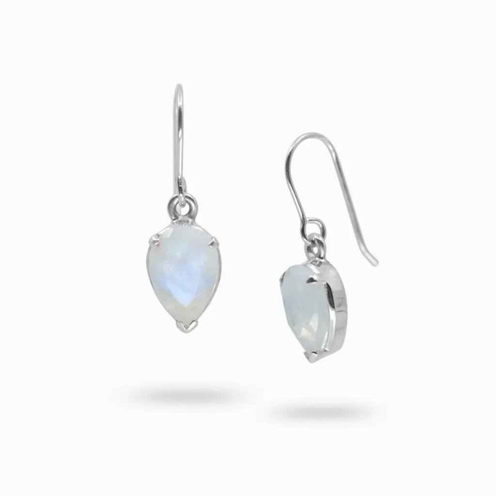 Rainbow Moonstone Earrings