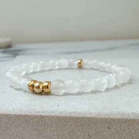 Rainbow Moonstone Gemstone Bracelet