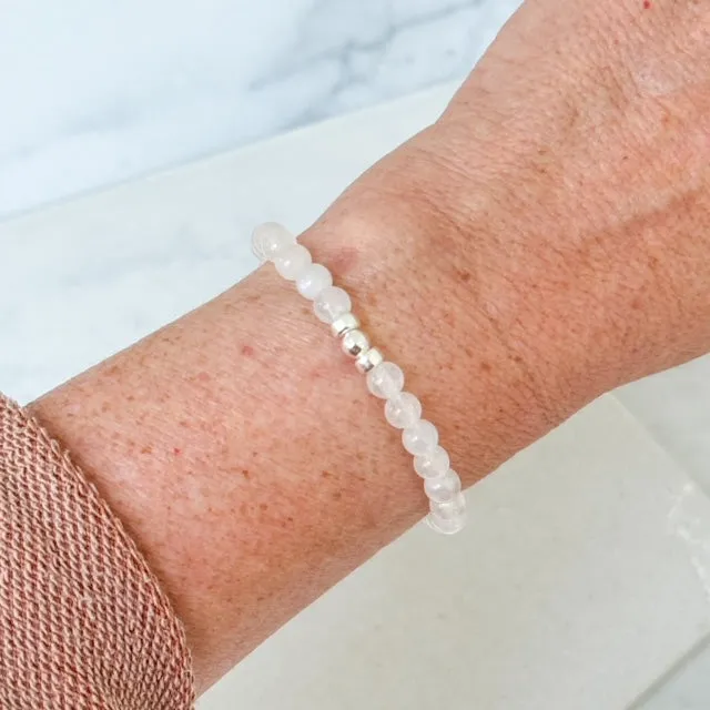 Rainbow Moonstone Gemstone Bracelet