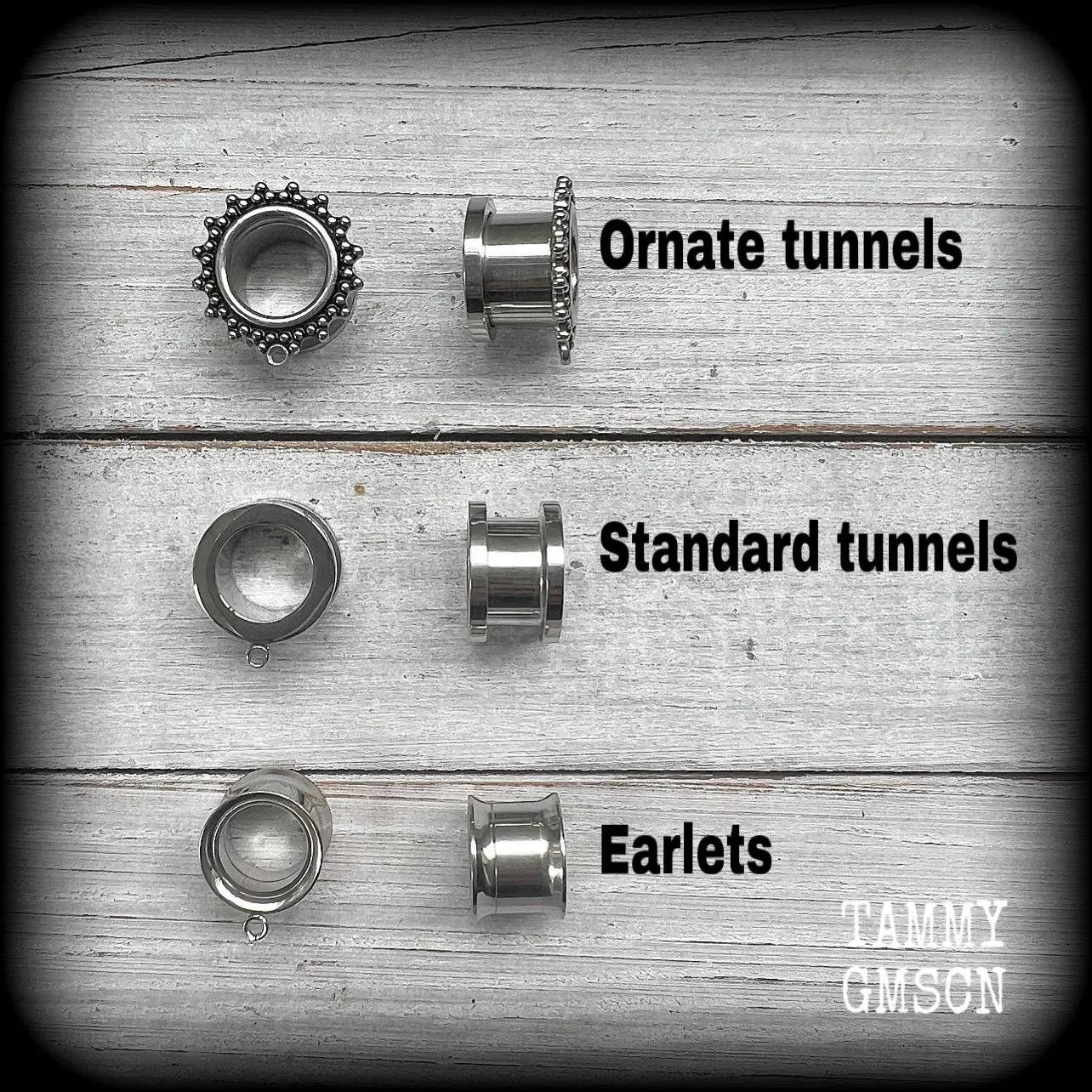 Rainbow moonstone tunnel earrings-Boho gauges