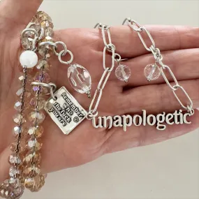 REMEMBER WHO THE FUCK YOU ARE | UNAPOLOGETIC | Crystal Boho Wrap Duo Bundle