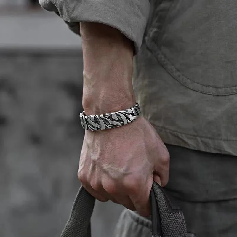 Retro Irregular Stone Bracelet