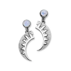 Ring of Brodgar Moonstone Drop Earrings