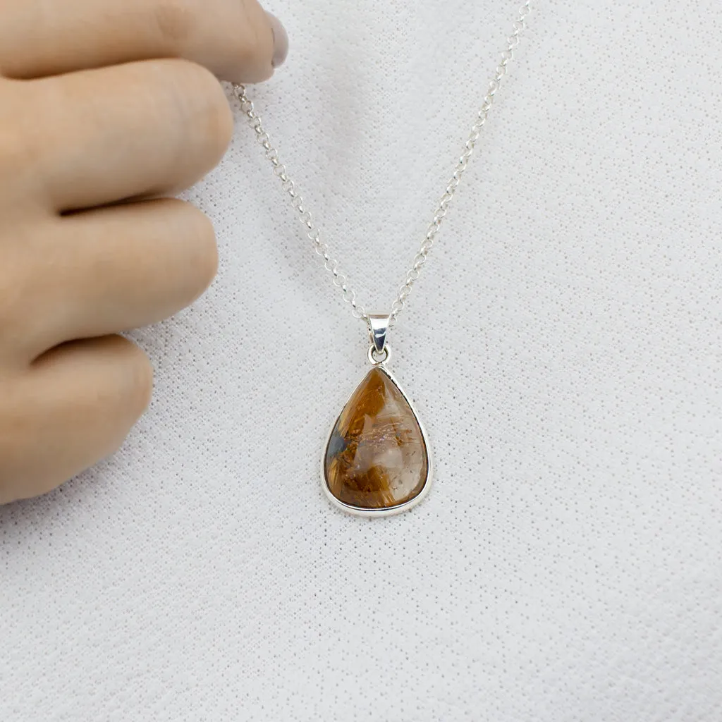 Rutilated Quartz Necklace