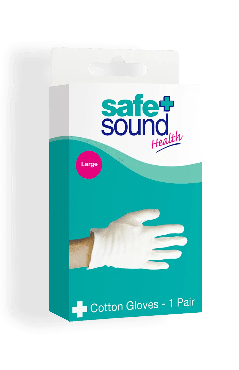 Safe & Sound Cotton Gloves Large 1 Pair