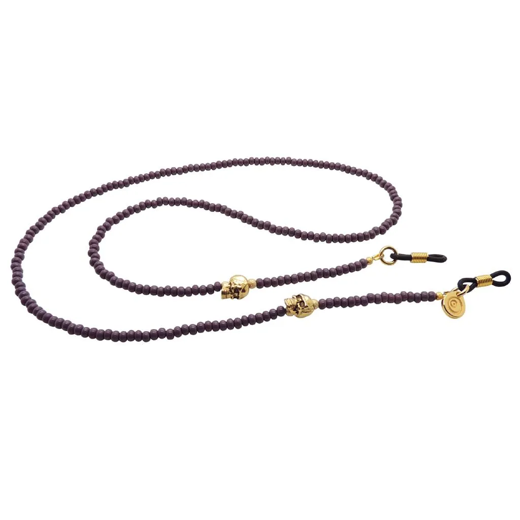 Skull Charm Beaded Glasses Chain