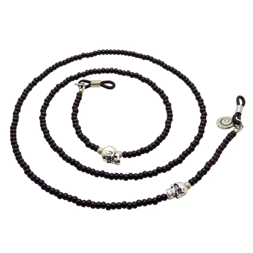 Skull Charm Beaded Glasses Chain