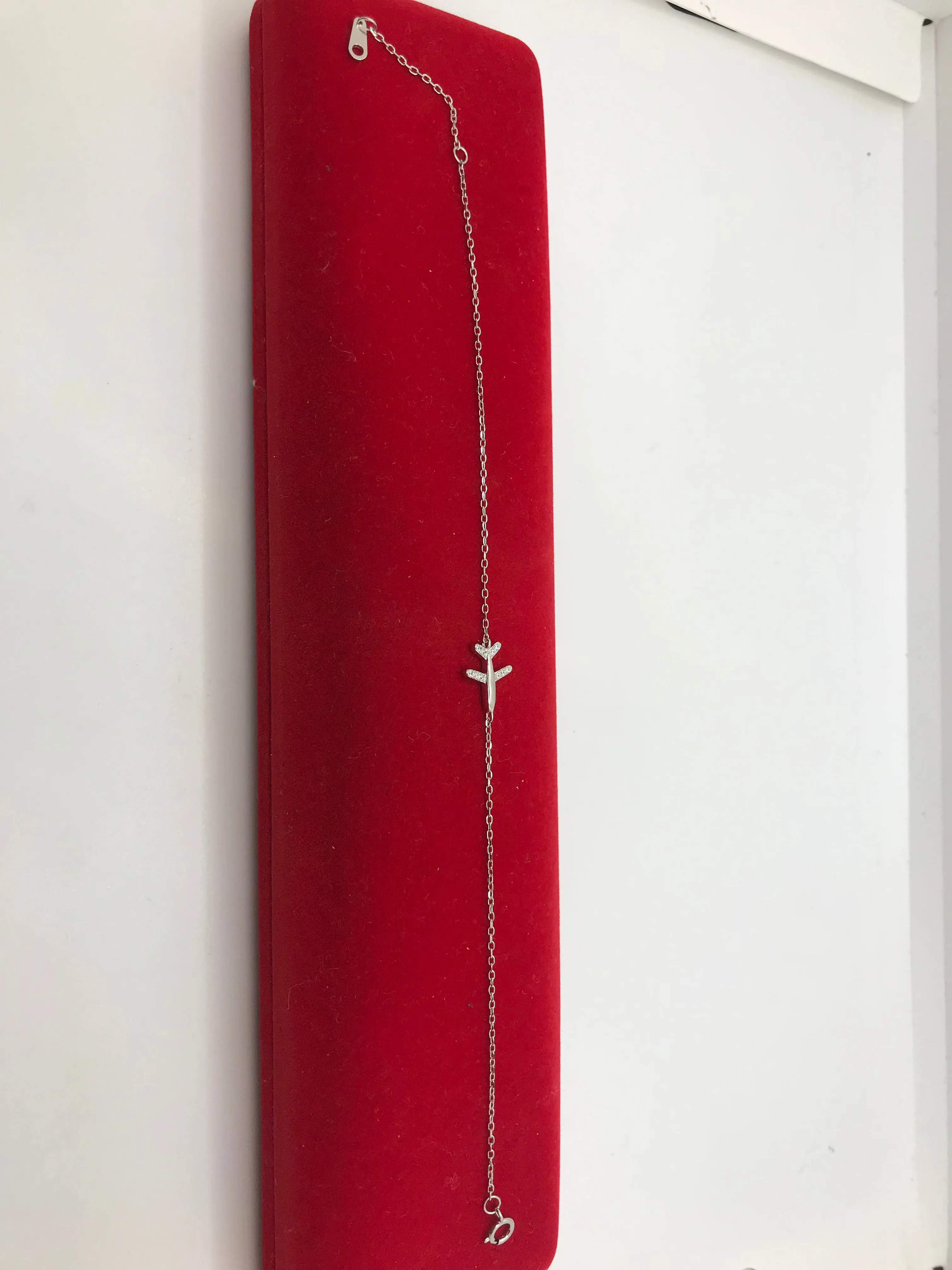 Sterling silver airplane ✈️ bracelet
