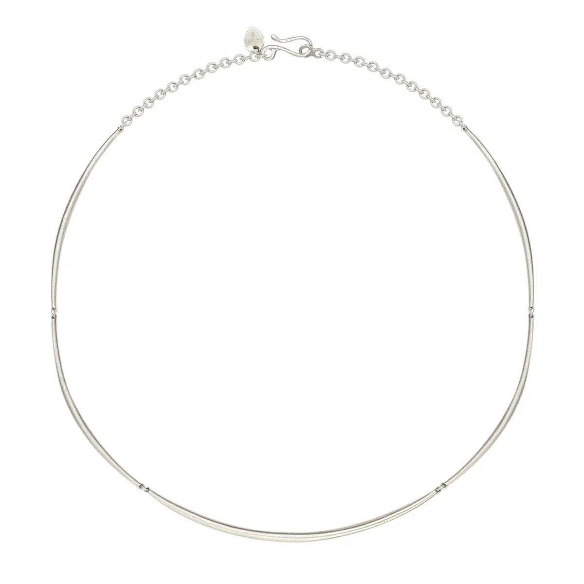 Sterling Silver Full Tibetan Bar Necklace