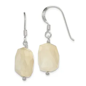 Sterling Silver Moonstone Drop Earrings