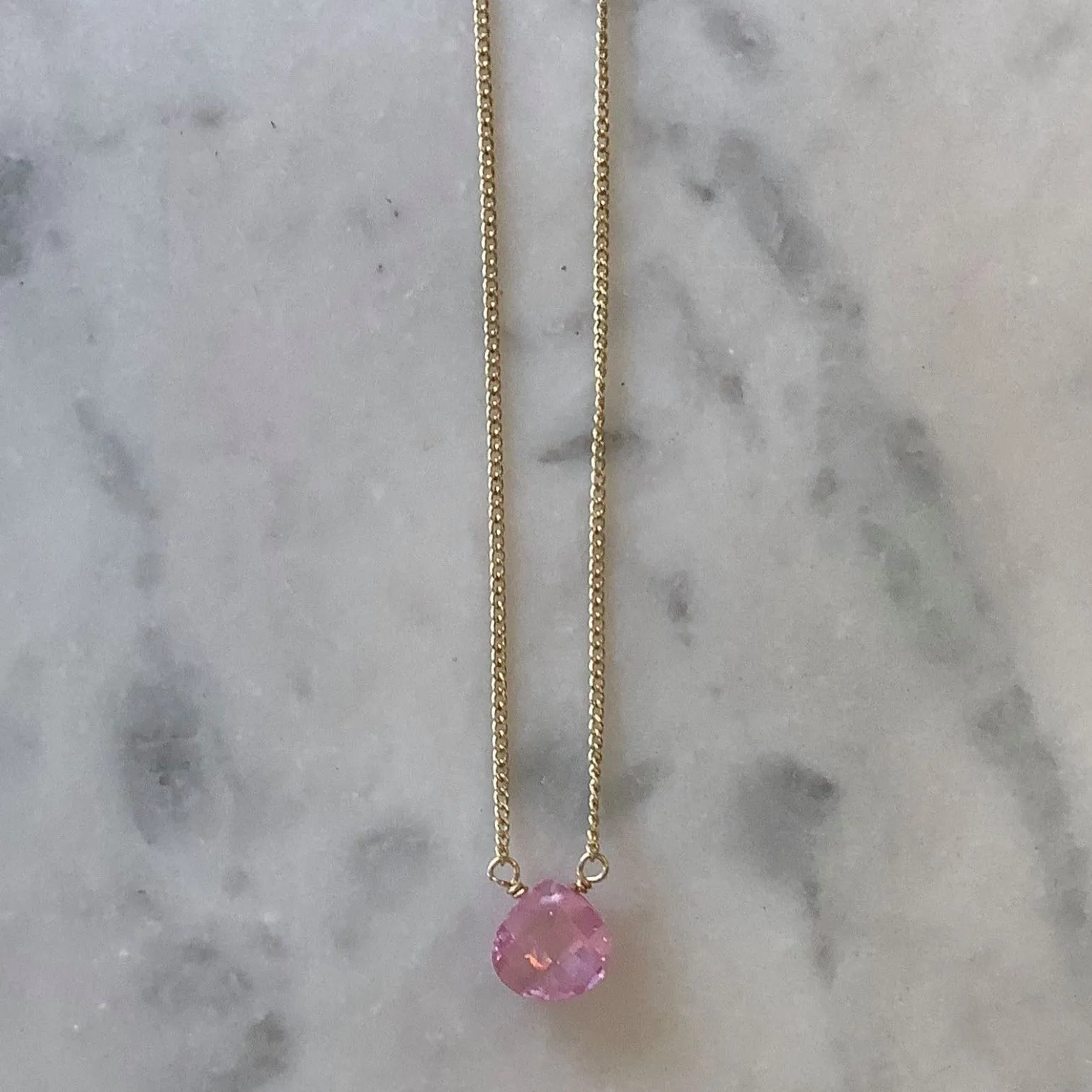 Strawberry Quartz Necklace