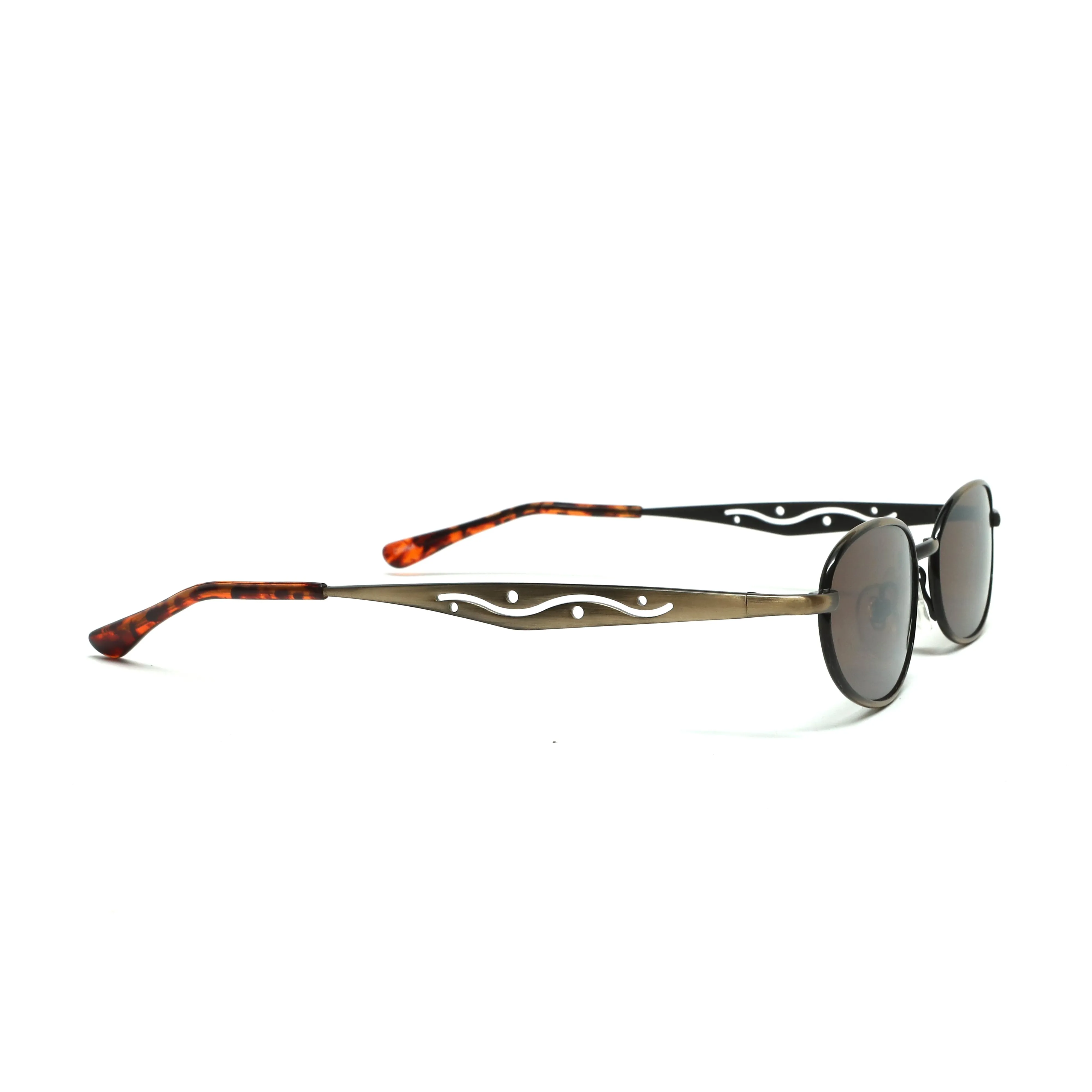 //Style 028// Small Size Mini 90s Deadstock Santa Fe Oval Sunglasses - Bronze