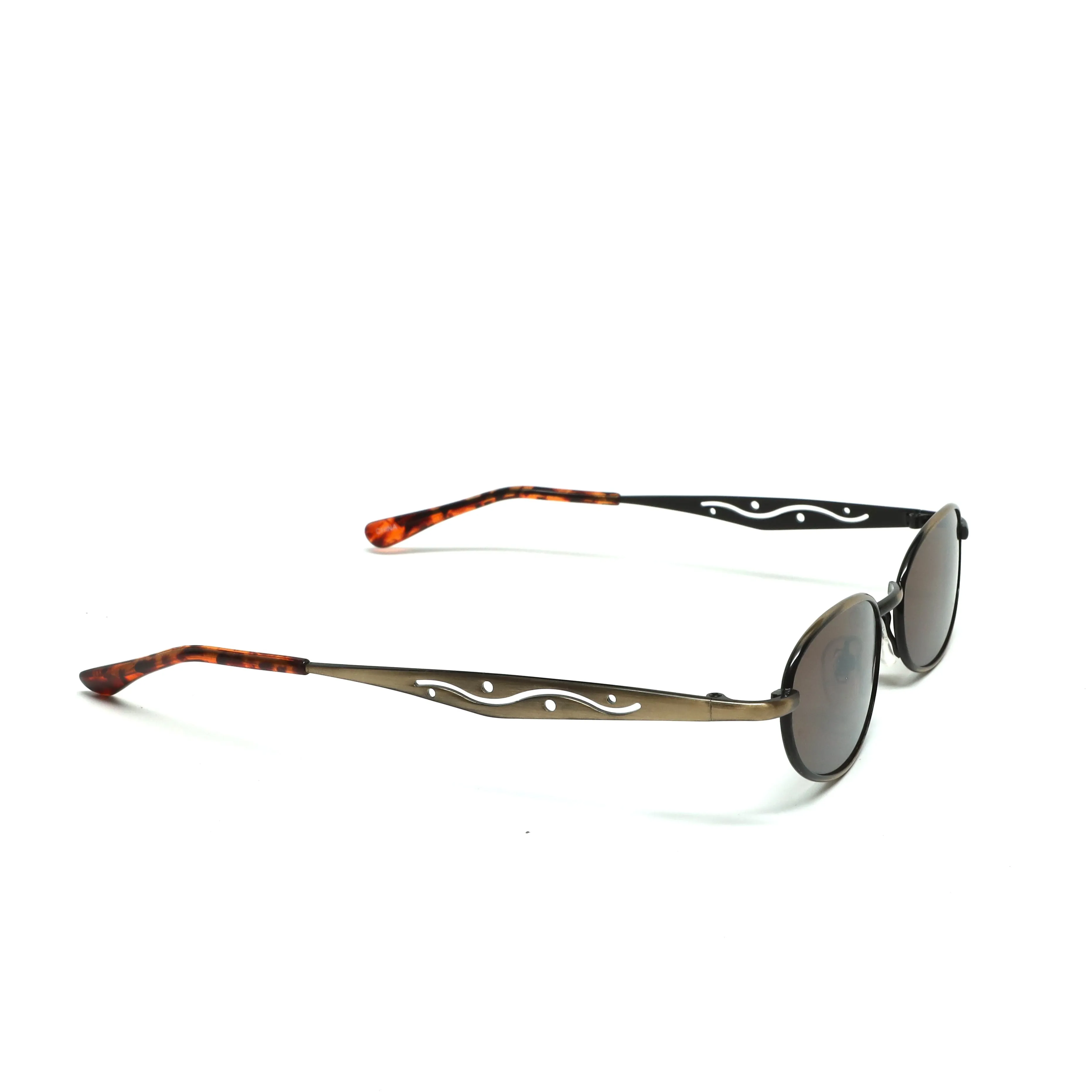 //Style 028// Small Size Mini 90s Deadstock Santa Fe Oval Sunglasses - Bronze