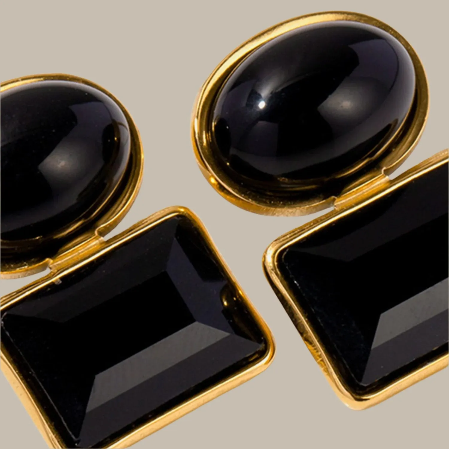 Stylish Two-Stone Earrings for Women