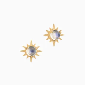 Sun Moonstone Earrings