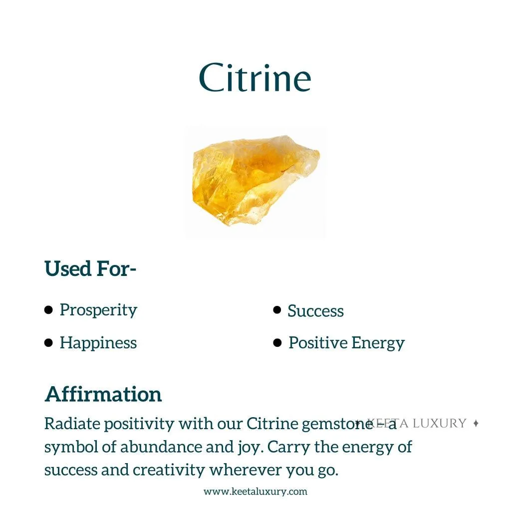 Sunrise Flower - Citrine Necklace