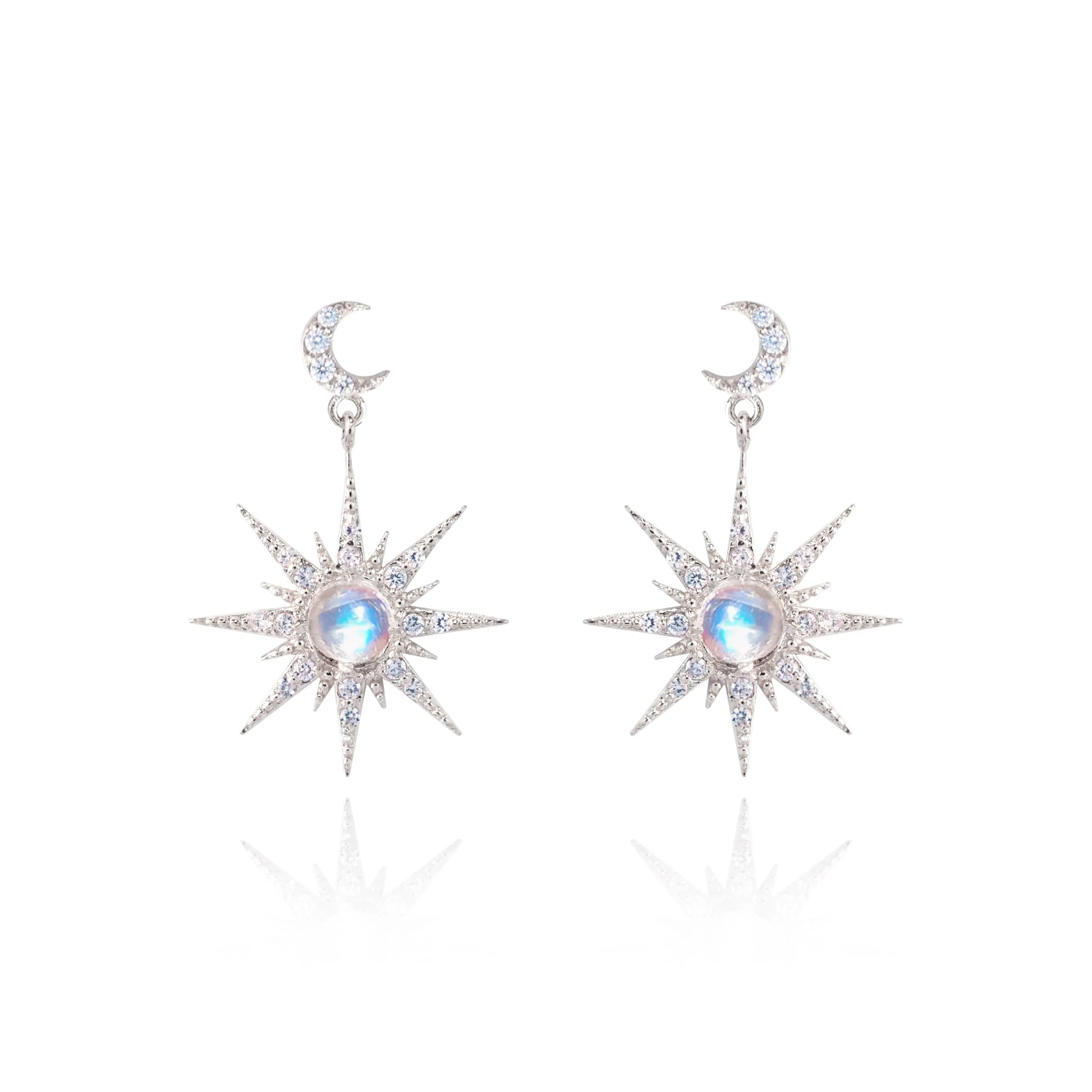 SUNSHINING MOONSTONE Earrings