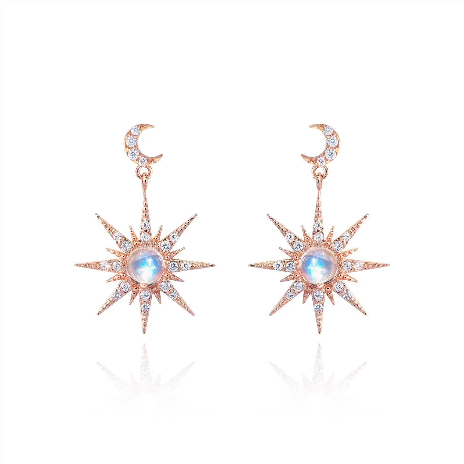SUNSHINING MOONSTONE Earrings