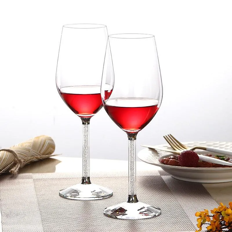 Swarovski Stem Crystal Wine Glass - Set of 2
