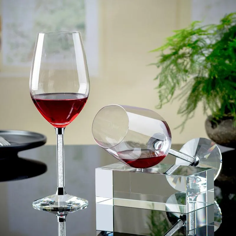 Swarovski Stem Crystal Wine Glass - Set of 2