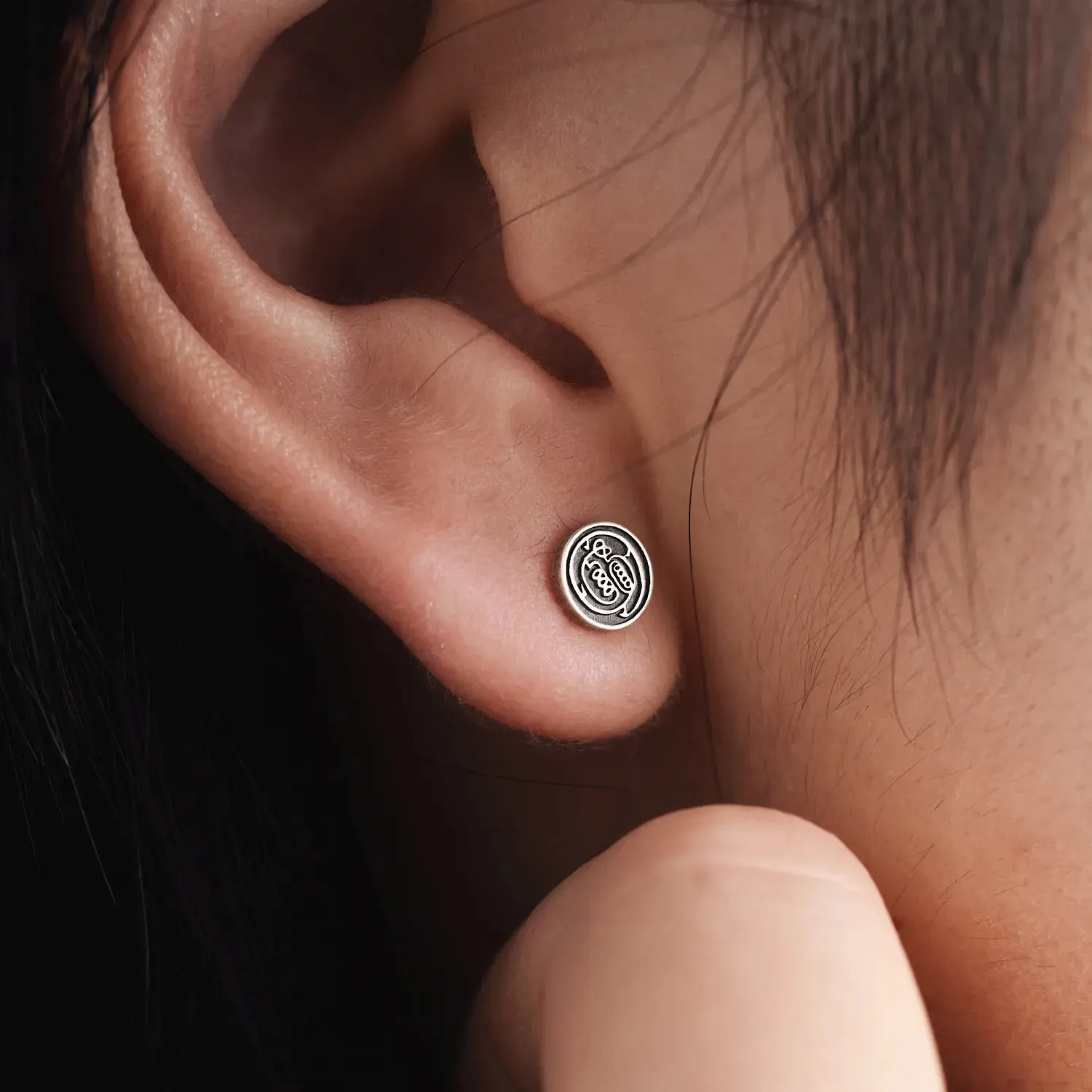 Taoist Stud Earrings