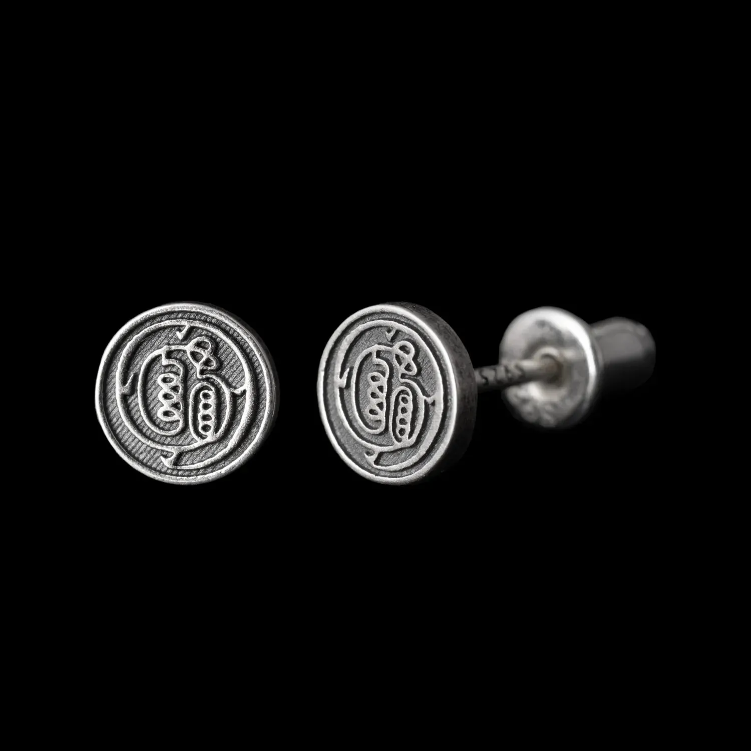 Taoist Stud Earrings