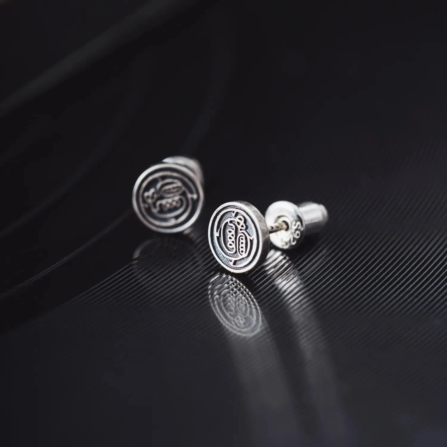 Taoist Stud Earrings