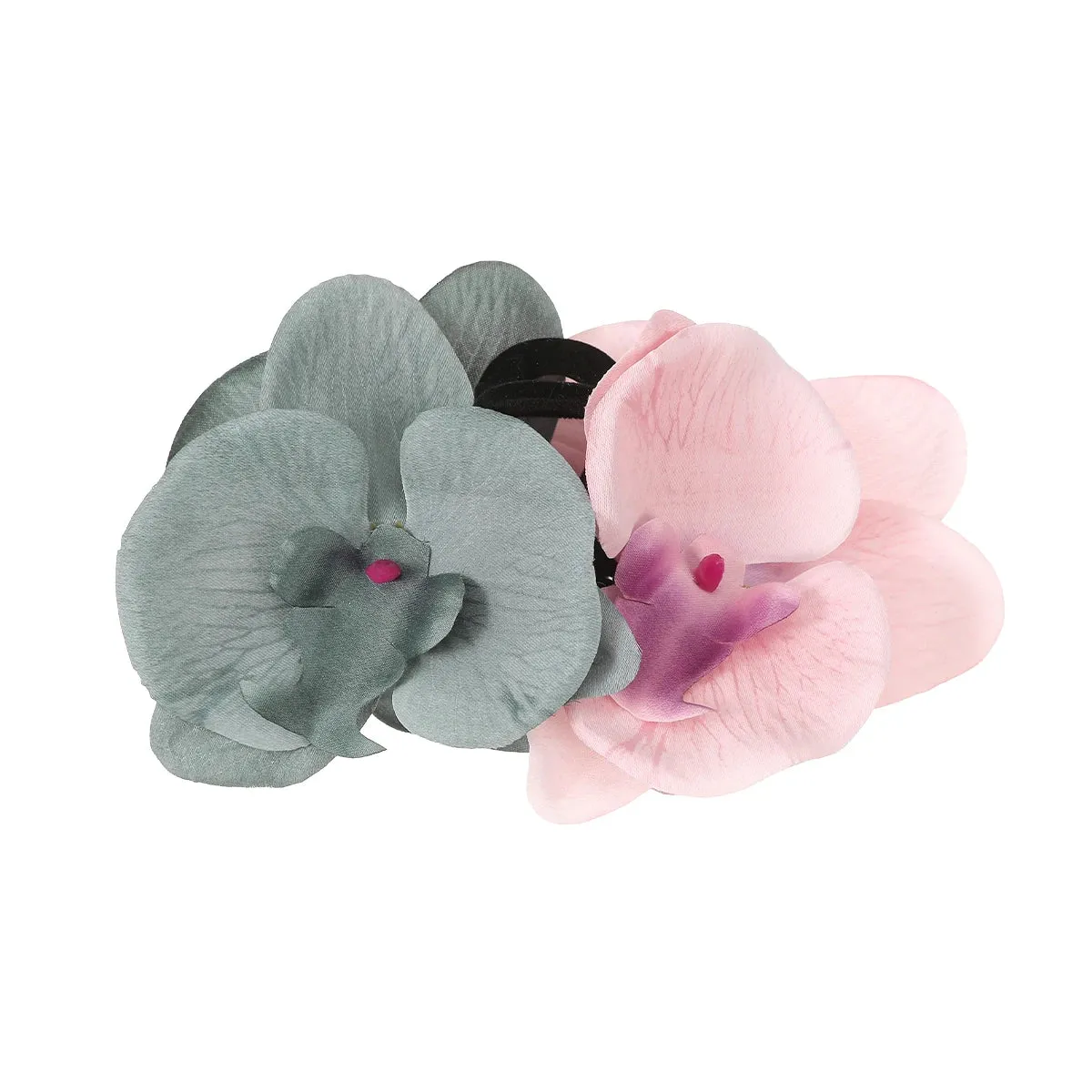 TAVIMART  -  Phalaenopsis Flower Hair Claws Headwear Women Fashion Retro Pearl Floral Hair Clips Exaggerated Hairpin Hair Accessories