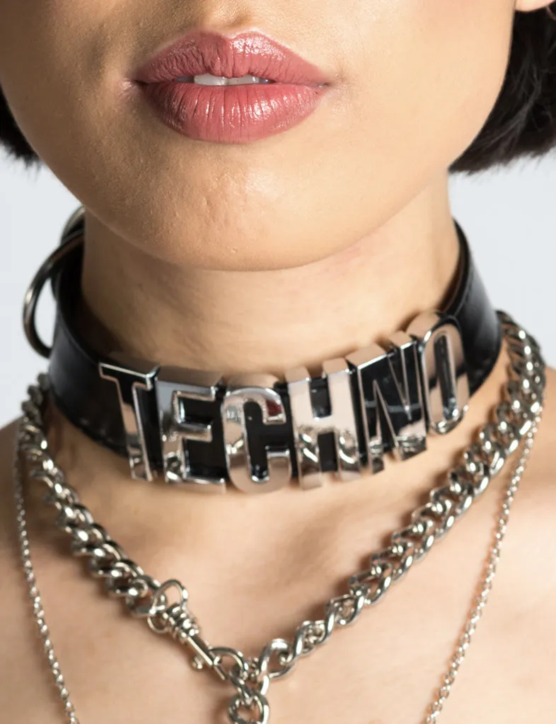 TECHNO CHOKER - BLACK