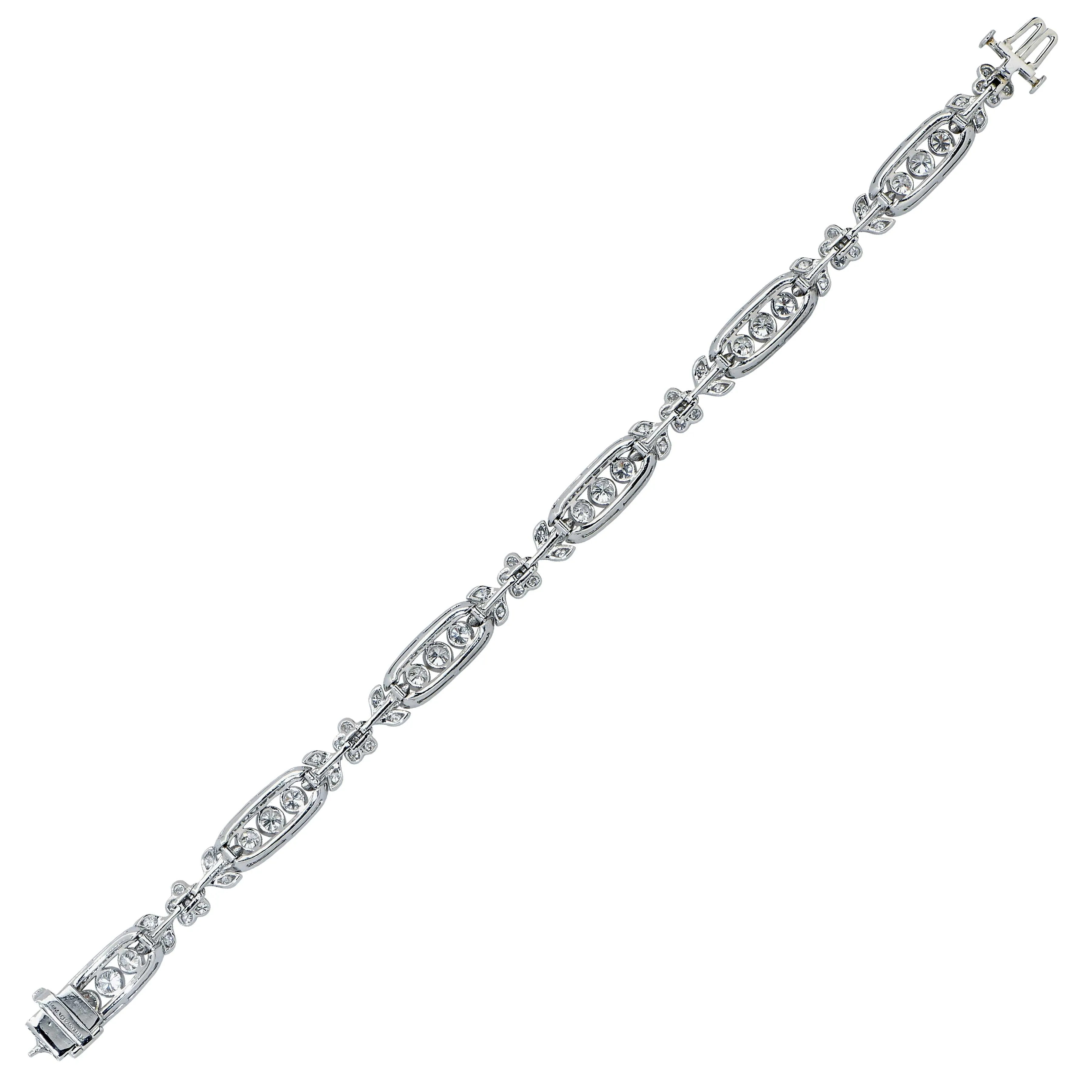 Tiffany & Co Diamond Bracelet in Platinum