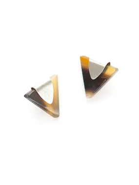Triangle Horn Earrings