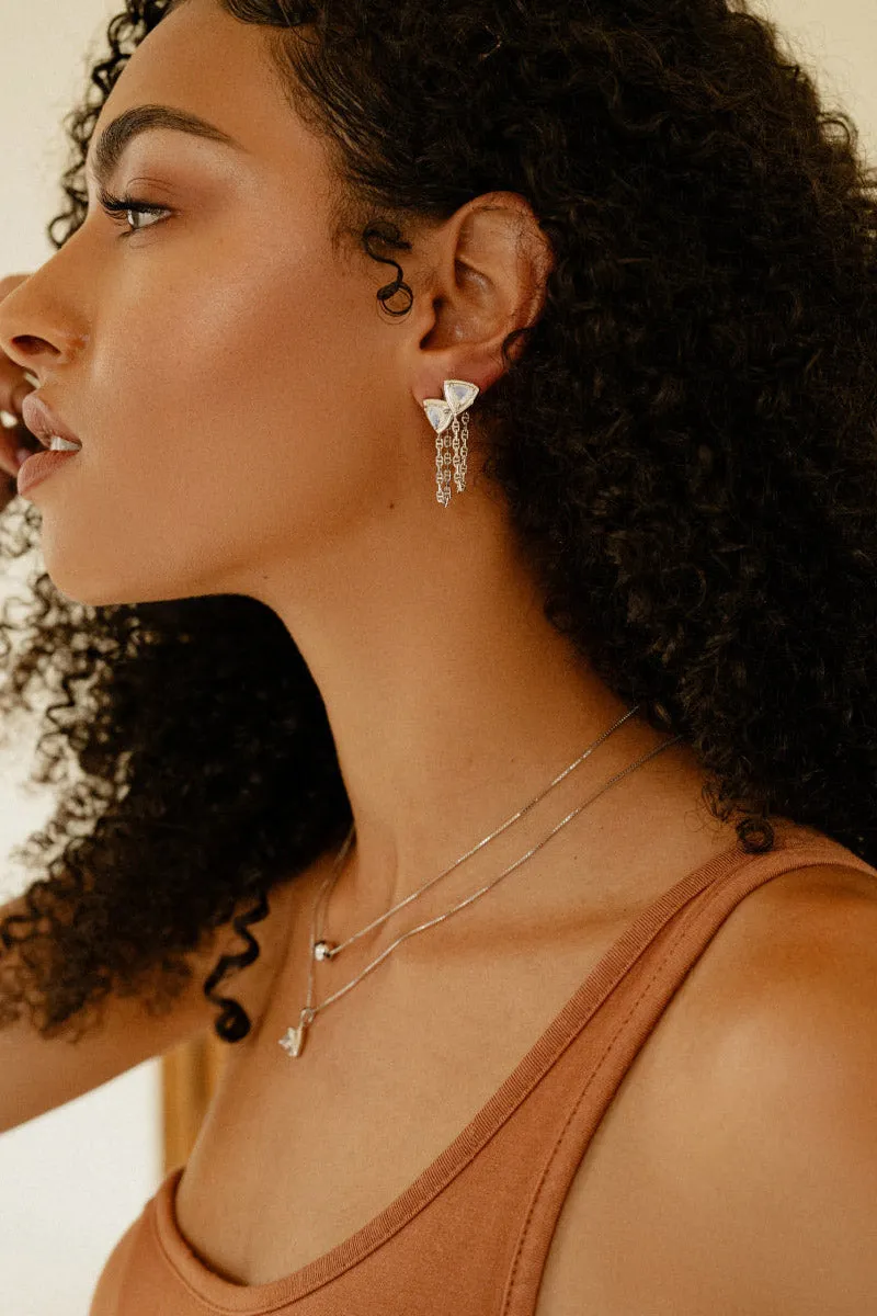 Trillion Earrings