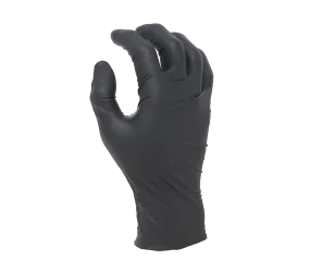 (TSK5002) Task Gloves - Black Nitrile Exam Gloves 5.0 mil Power-Free