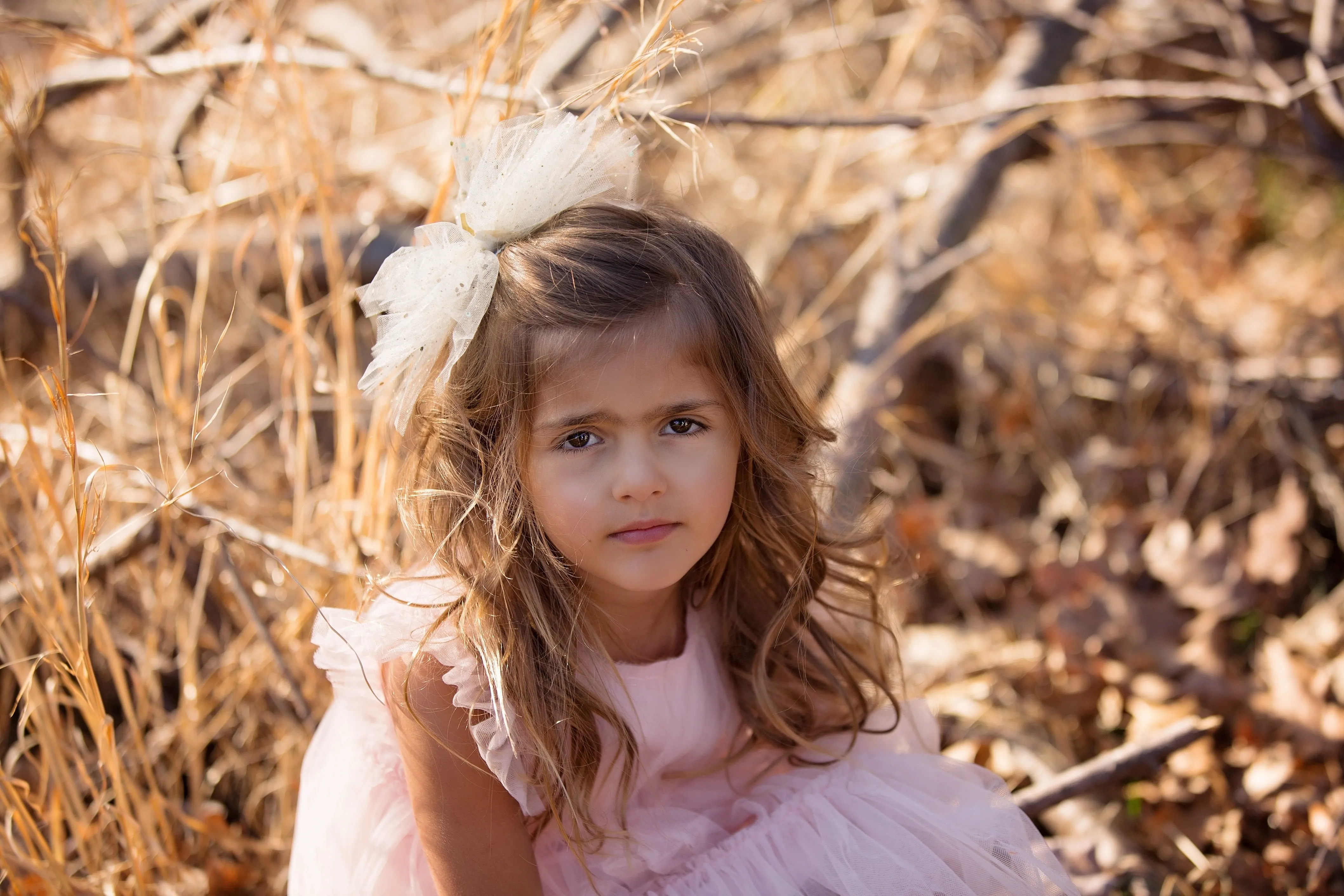 Tulle Sparkles Hairpin-Large
