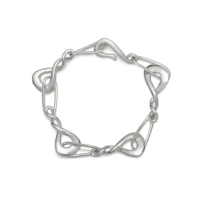 Twizzle Bombay Sterling Silver Link Bracelet