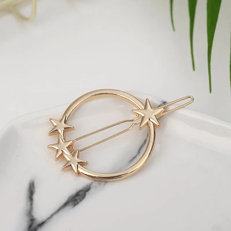 VenusFox Fashion Geometric Metal Hairpin Hair Clip