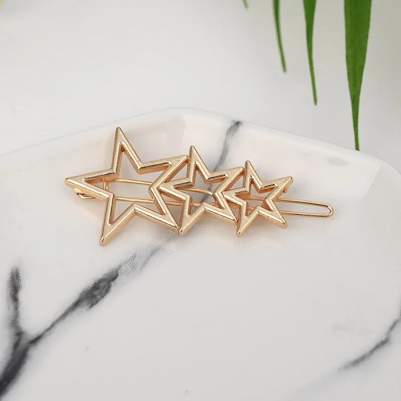 VenusFox Fashion Geometric Metal Hairpin Hair Clip