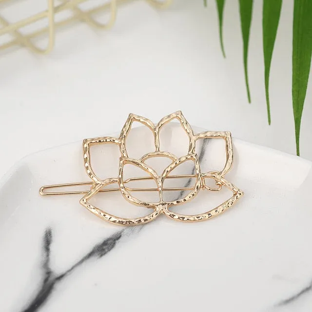 VenusFox Fashion Geometric Metal Hairpin Hair Clip