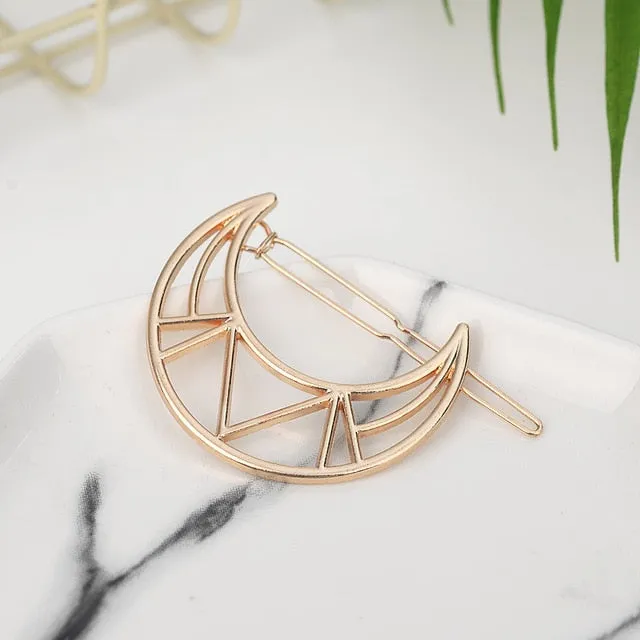VenusFox Fashion Geometric Metal Hairpin Hair Clip