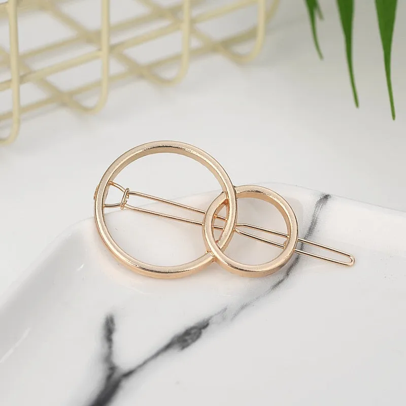 VenusFox Fashion Geometric Metal Hairpin Hair Clip