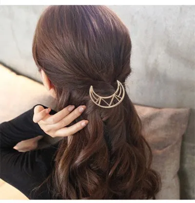 VenusFox Fashion Geometric Metal Hairpin Hair Clip