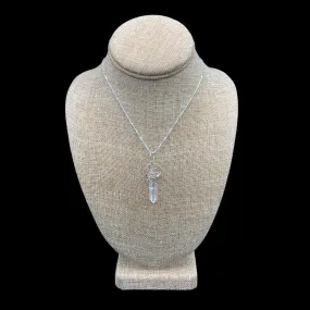 Wire Wrapped Crystal Point Necklace