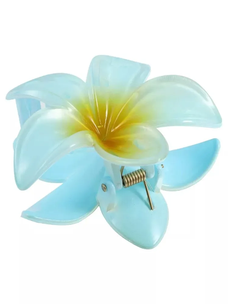 Wjczt 2024 New Gradient Flower Hair Clip