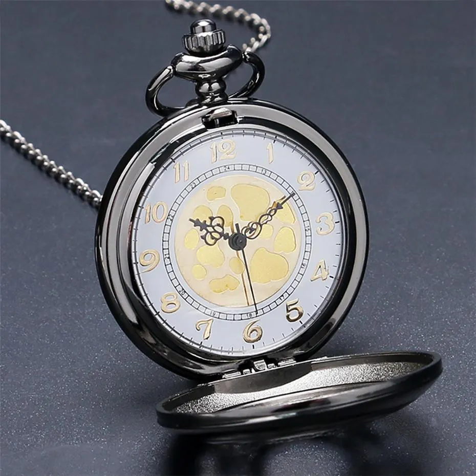 Women's Vintage Quartz Half Hunter Pocket Watch - Aura Silver
