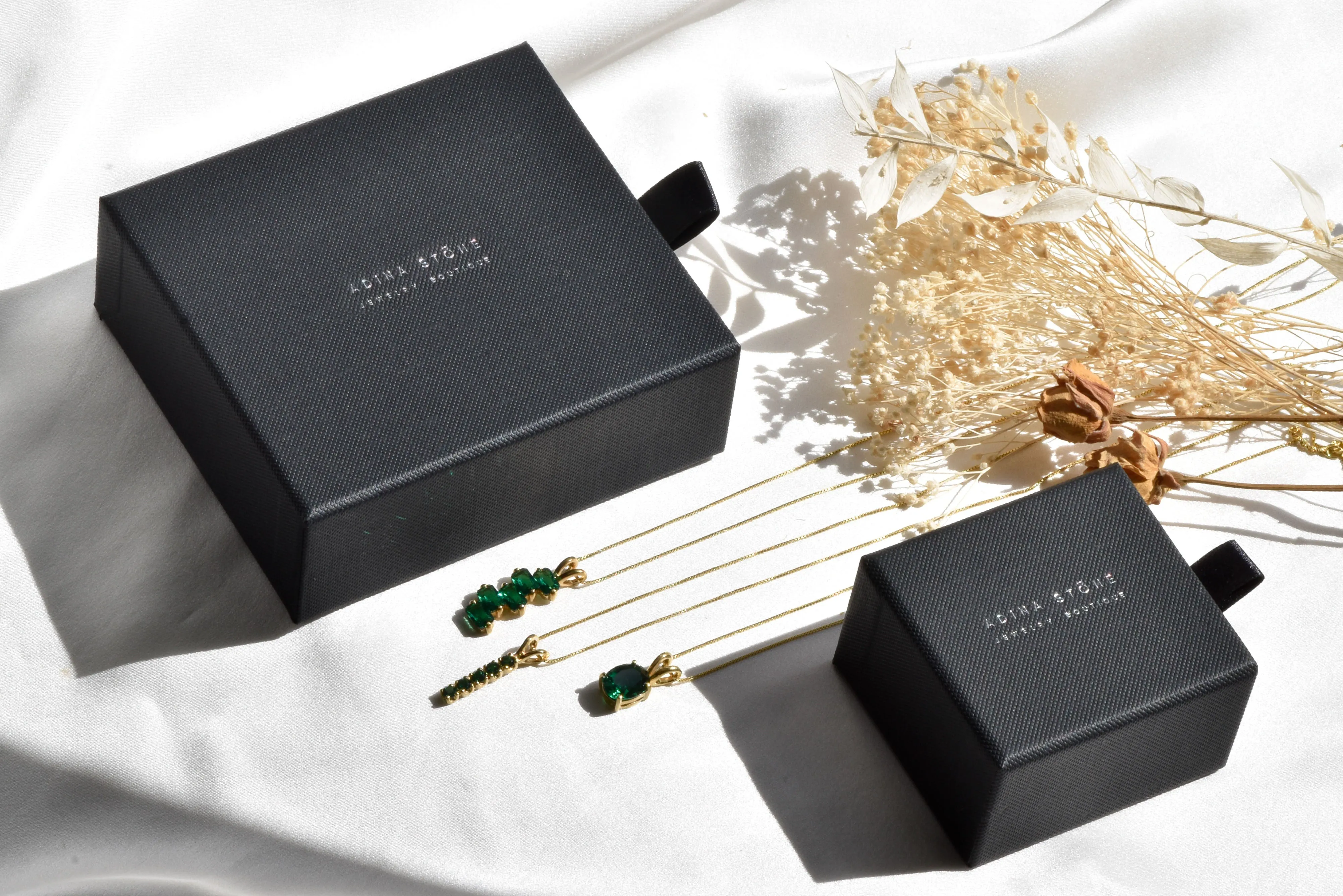 Yellow Baguette Earrings - Natural Citrine Earrings, Staggered Baguette Earrings