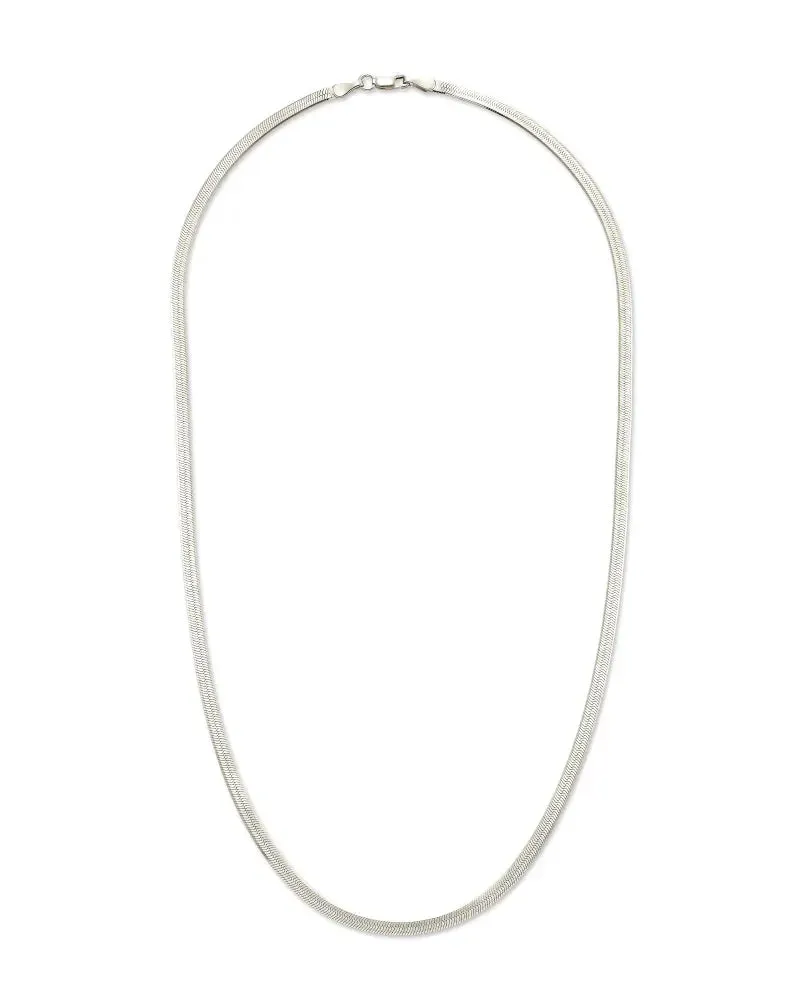 Zoe Chain Necklace - Silver