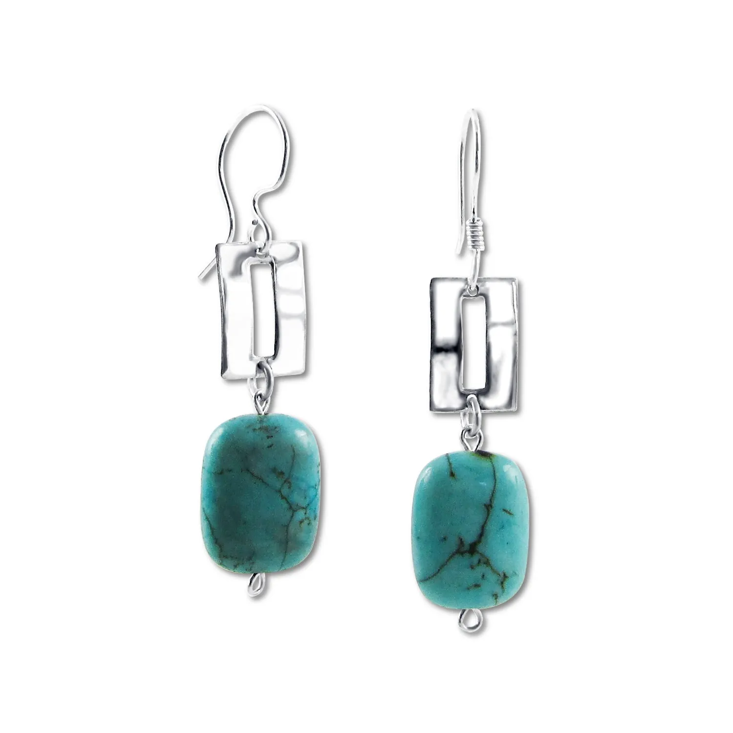 Zora Earrings - Green Onyx